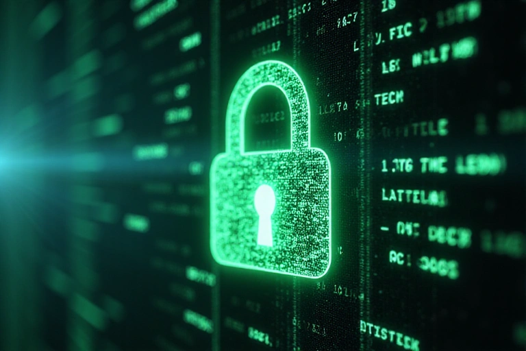 Secure data lock icon representing data protection